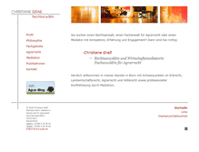 Tablet Screenshot of christiane-grass.de